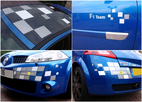 003 - Renault Megane F1 Team full sticker kit - Image 2