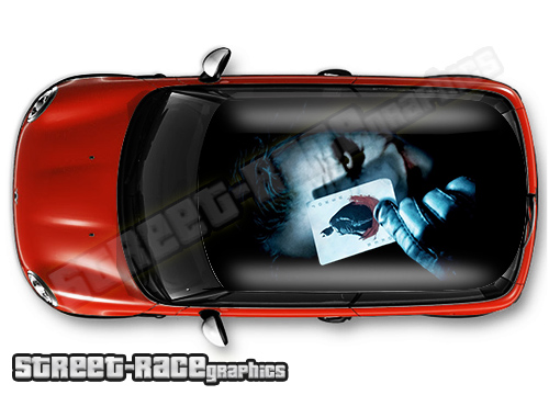 109 - Joker car roof wrap