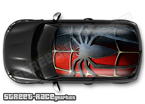 131 - Spiderman car roof wrap