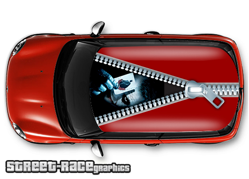 014 - Joker car roof graphic