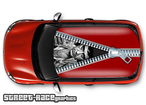 015 - Scarface car roof graphic