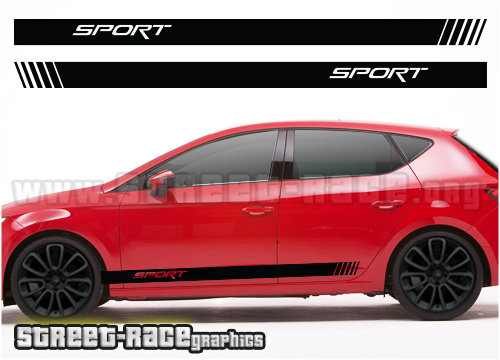 Seat racing stripes 001