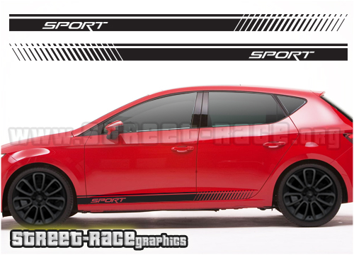 Seat racing stripes 002