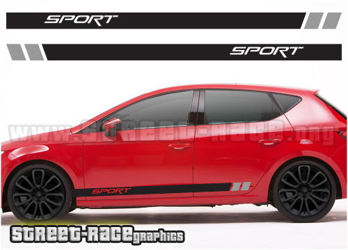 Seat racing stripes 005