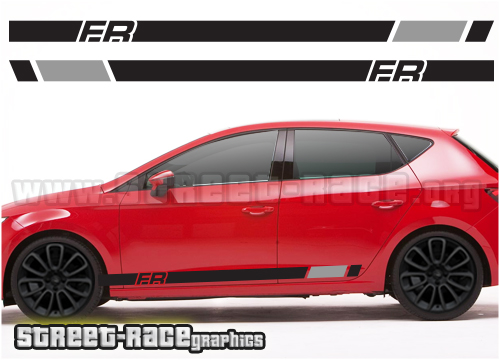 Seat racing stripes 007 - Leon FR