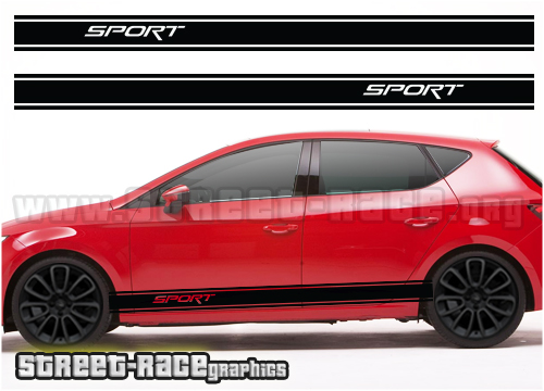 Seat racing stripes 009 Sport