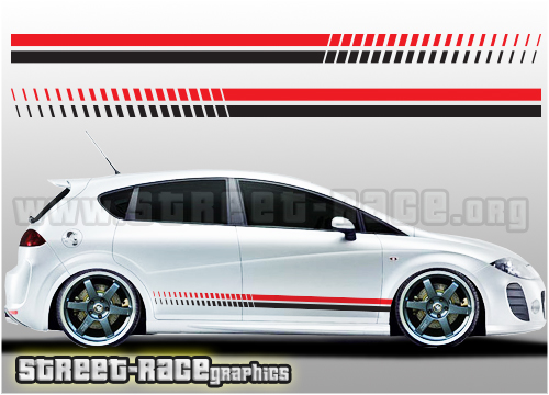 Seat racing stripes 012
