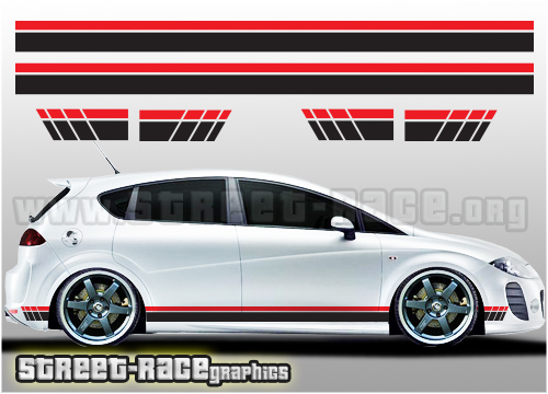 Seat racing stripes 013