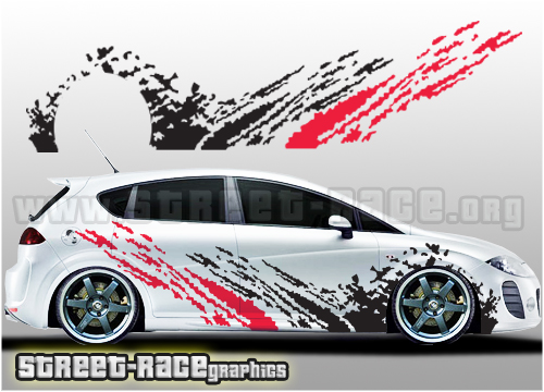 Seat Leon rally graphics 018