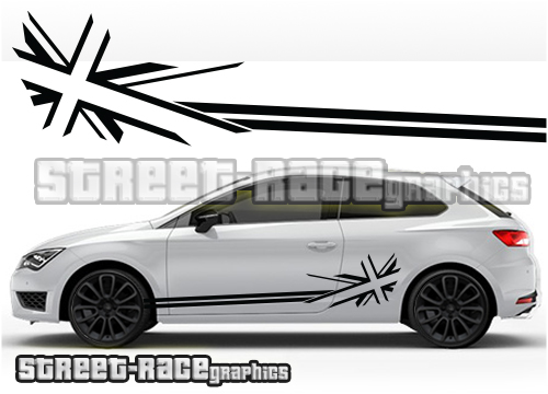 Seat Leon racing stripes 026