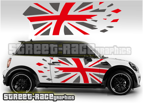 Mini side flags 018 - Union Jack