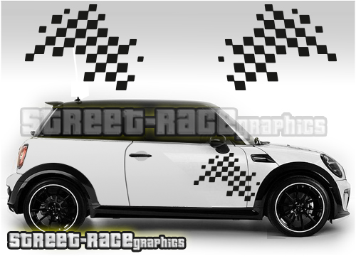 Mini side racing flags 026