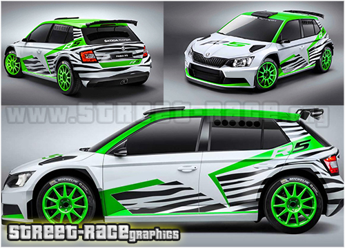 Skoda Fabia rally graphics 001