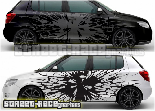 Skoda Fabia rally graphics 007