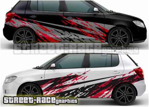 Skoda Fabia rally graphics 010