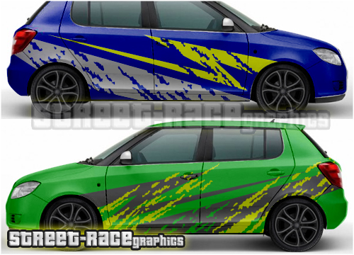 Skoda Fabia rally graphics 010 - Image 2