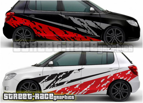Skoda Fabia rally graphics 011