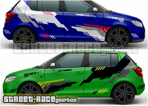 Skoda Fabia rally graphics 012 - Image 2