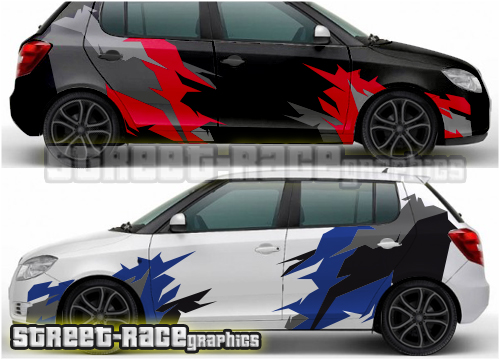 Skoda Fabia rally graphics 013