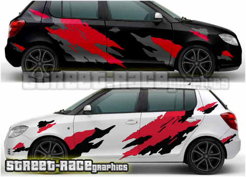 Skoda Fabia rally graphics 014