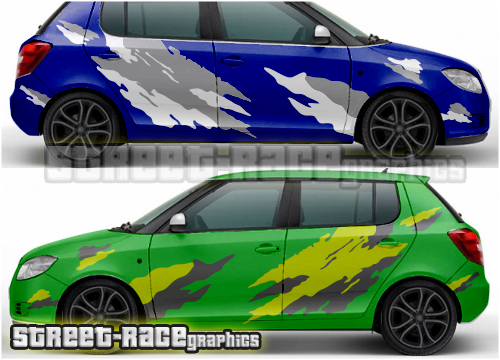 Skoda Fabia rally graphics 014 - Image 2