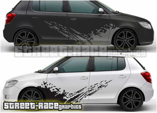 Skoda Fabia rally graphics 017
