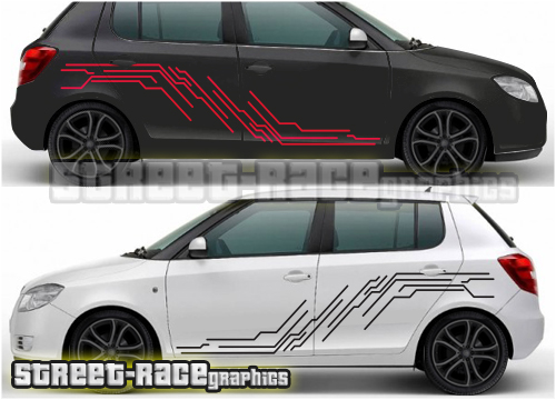 Skoda Fabia rally graphics 018