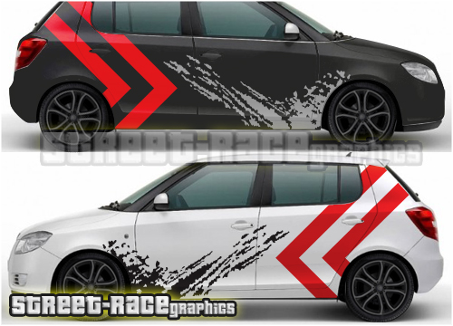 Skoda Fabia rally graphics 020