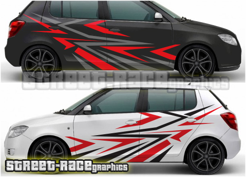 Skoda Fabia rally graphics 021