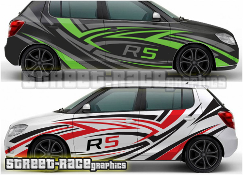 Skoda Fabia rally graphics 022 - R5