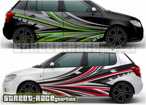Skoda Fabia rally graphics 023