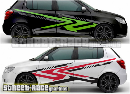 Skoda Fabia rally graphics 024