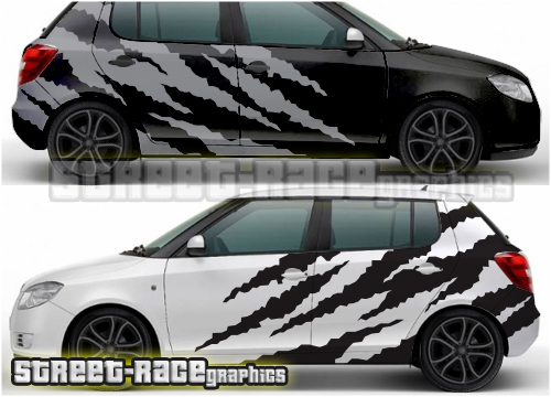 Skoda Fabia rally graphics 025