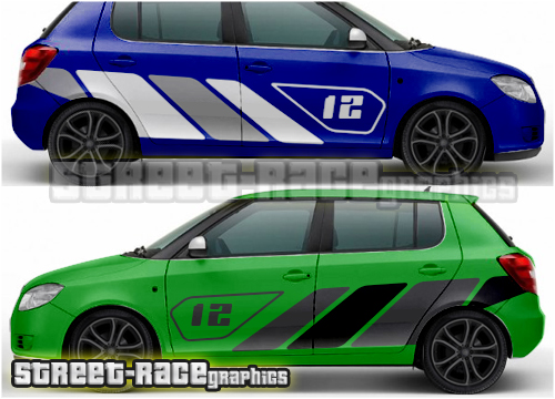 Skoda Fabia rally graphics 026 - Image 2