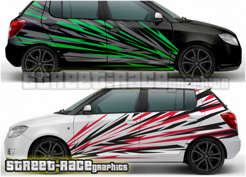 Skoda Fabia rally graphics 027