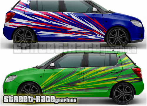 Skoda Fabia rally graphics 027 - Image 2