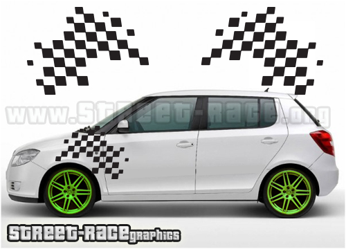 Skoda medium chequered flags 011
