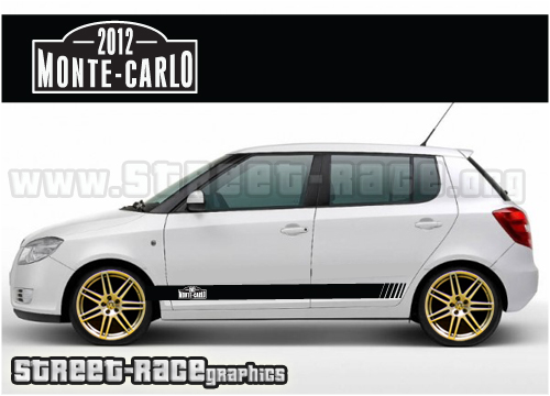 Skoda racing stripes 015 - Monte Carlo
