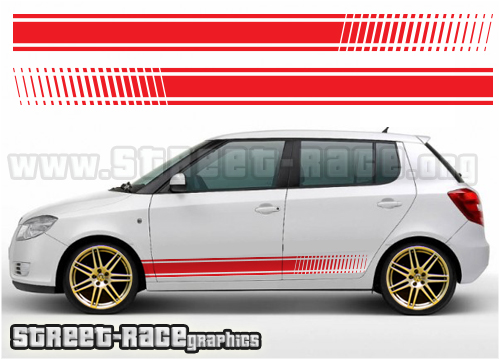 Skoda racing stripes 016