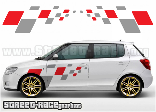 Skoda large flag graphics 018