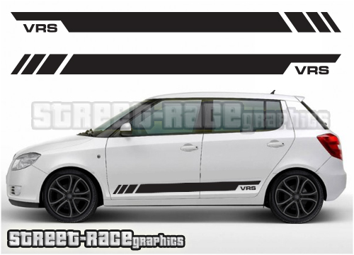Skoda racing stripes 022 graphics - VRS