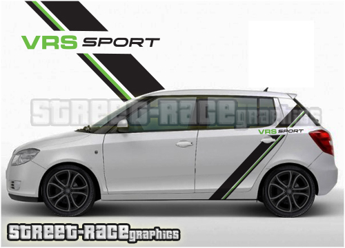Skoda racing stripes 026 - VRS