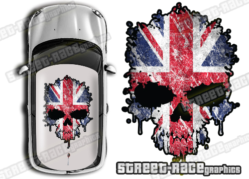 Roof SKULL 003 - Union Jack
