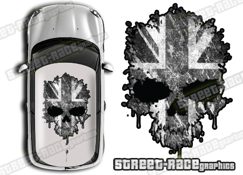 Roof SKULL 004 - Union Jack