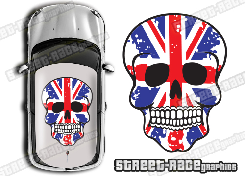 Roof SKULL 005 - Union Jack