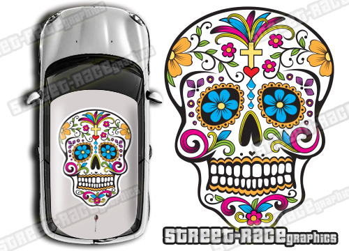 Roof SKULL 025 - Sugar Skull