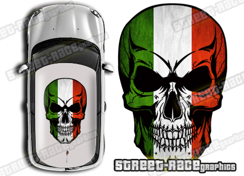 Roof SKULL 704 - Italian flag