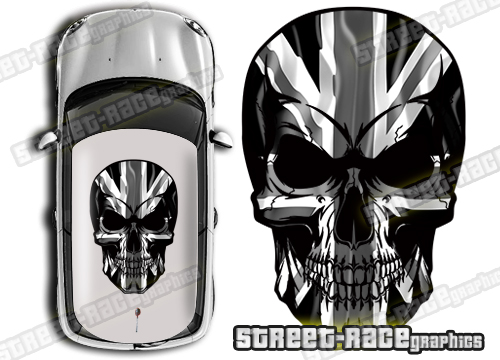 Roof SKULL 707 - Union Jack