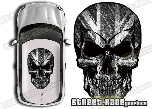 Roof SKULL 708 - Union Jack