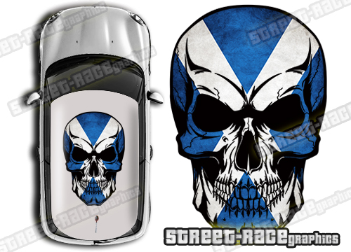 Roof SKULL 709A - Scotland flag